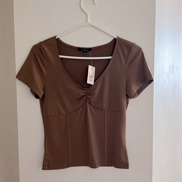 Cute Brown Top😍 - Picture 1 of 2